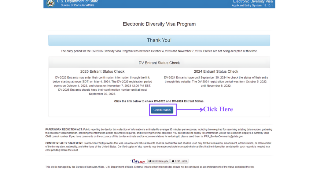 check dv result 2024