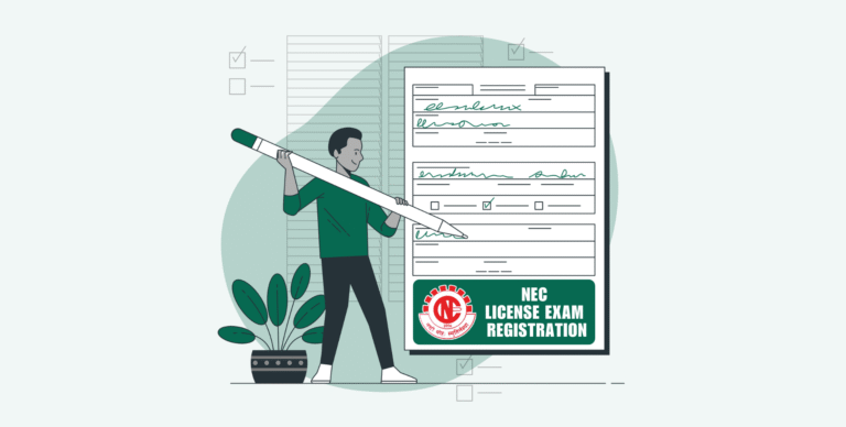NEC License Exam Registration Featured Image