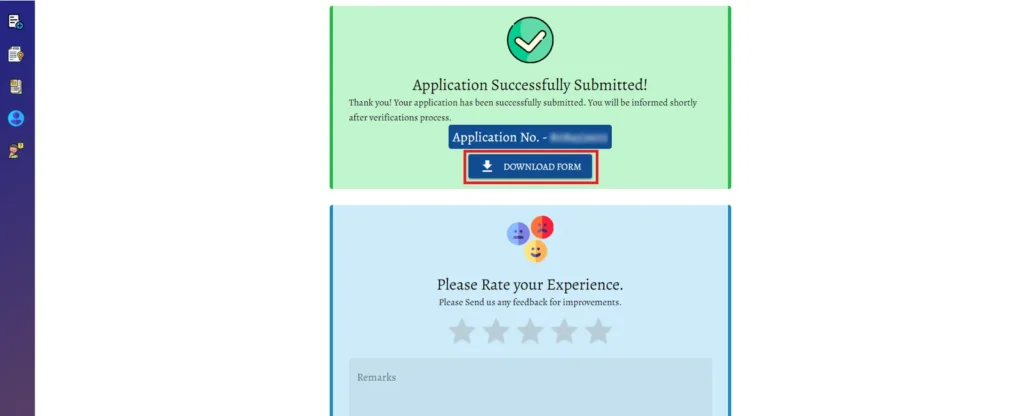 apply noc online - after application submission